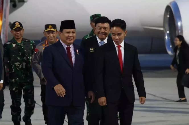 Prabowo Tiba di Indonesia Usai Kunjungan Kerja ke Enam Negara